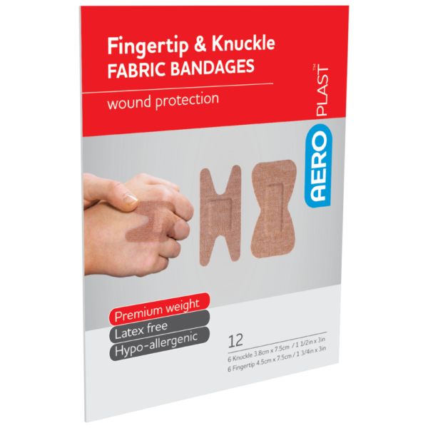 Premium Fabric Fingertip & Knuckle Dressings Env/12