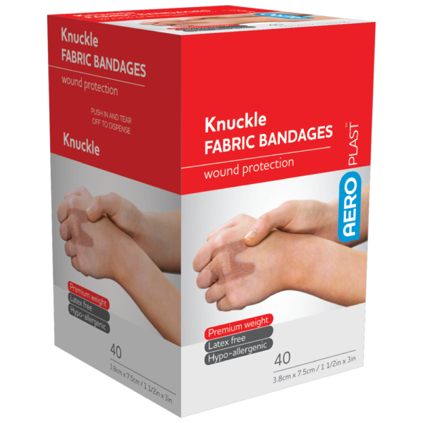 Premium Fabric Knuckle Dressings 7.5 x 3.8cm Box/40