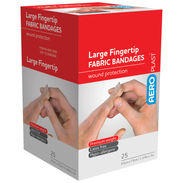 Premium Fabric Large Fingertip 7.5 x 4.5cm Box/25