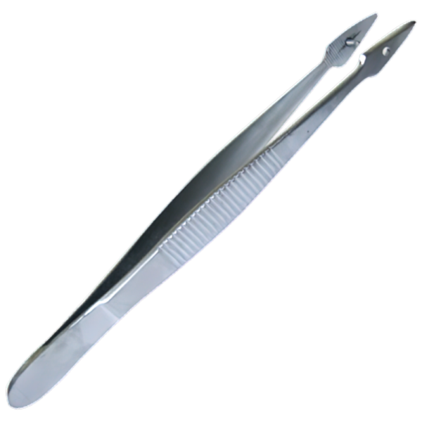 Stainless Steel Fine Forceps with Pin 13cm